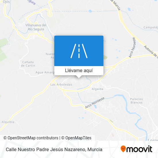 Mapa Calle Nuestro Padre Jesús Nazareno