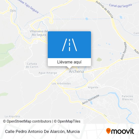 Mapa Calle Pedro Antonio De Alarcón