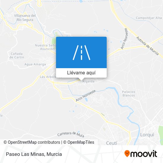 Mapa Paseo Las Minas