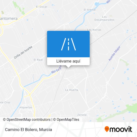 Mapa Camino El Bolero