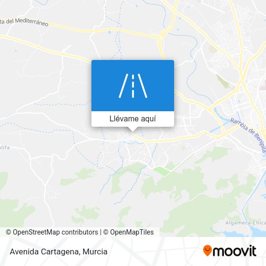 Mapa Avenida Cartagena