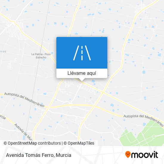 Mapa Avenida Tomás Ferro