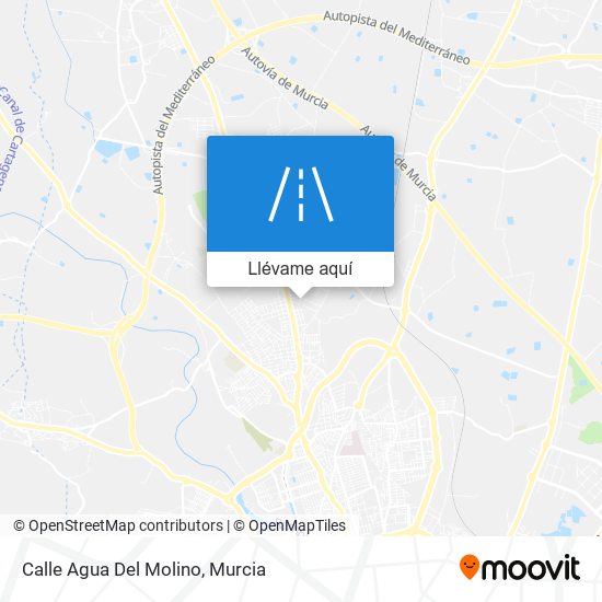 Mapa Calle Agua Del Molino