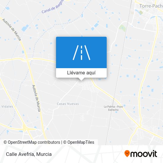 Mapa Calle Avefría