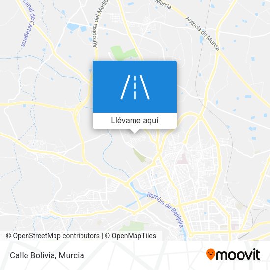 Mapa Calle Bolivia