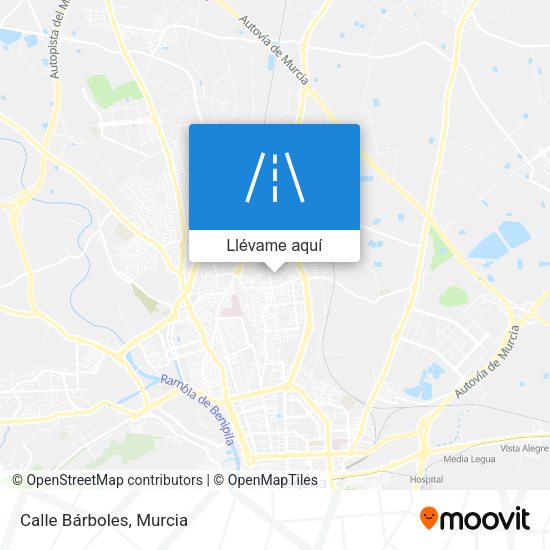 Mapa Calle Bárboles