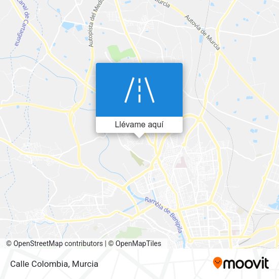 Mapa Calle Colombia
