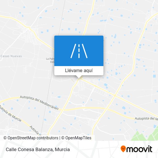 Mapa Calle Conesa Balanza