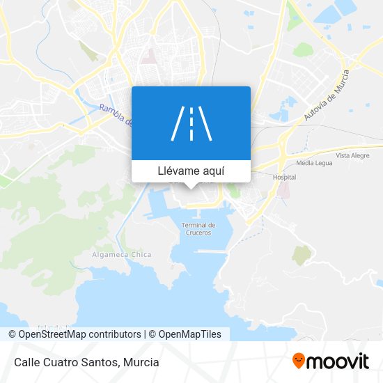 Mapa Calle Cuatro Santos