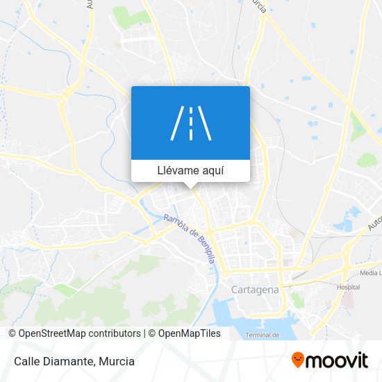 Mapa Calle Diamante