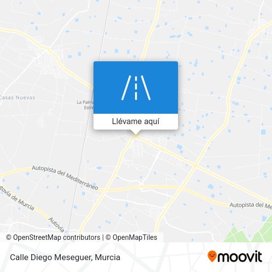 Mapa Calle Diego Meseguer