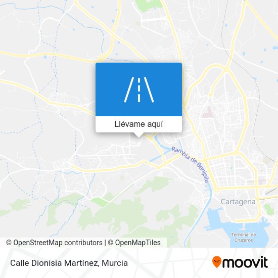 Mapa Calle Dionisia Martínez