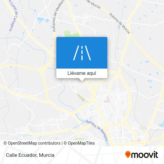 Mapa Calle Ecuador