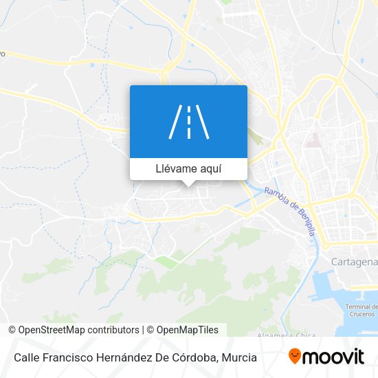 Mapa Calle Francisco Hernández De Córdoba