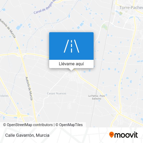 Mapa Calle Gavarrón
