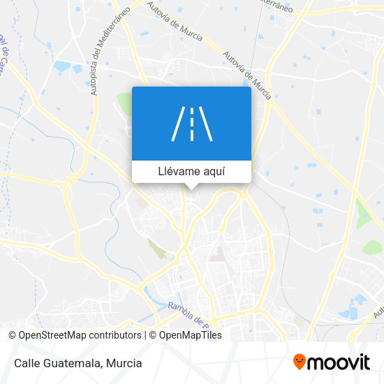 Mapa Calle Guatemala