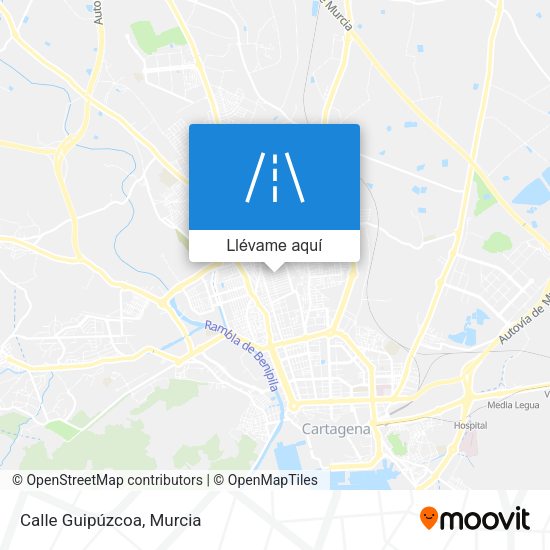 Mapa Calle Guipúzcoa