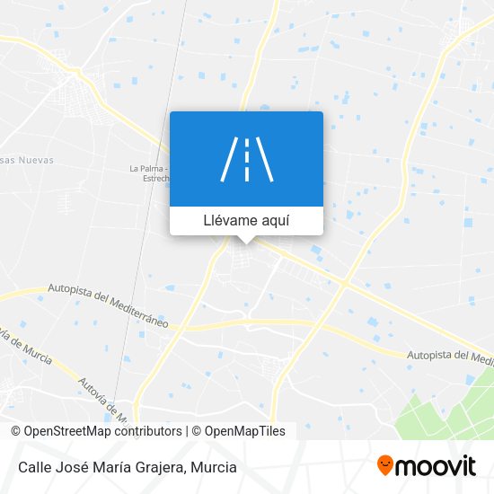 Mapa Calle José María Grajera