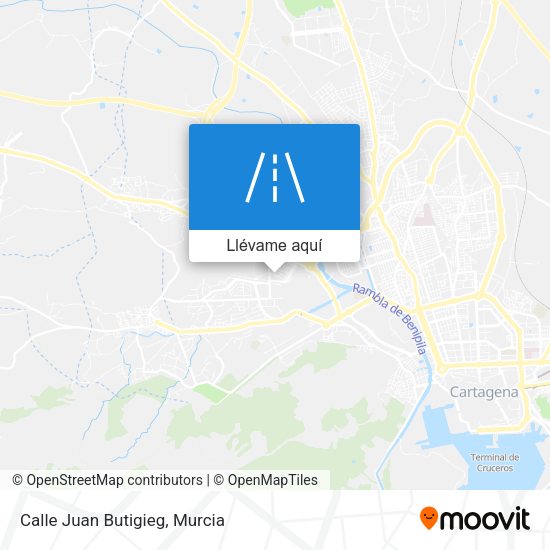 Mapa Calle Juan Butigieg