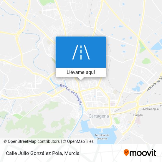 Mapa Calle Julio González Pola