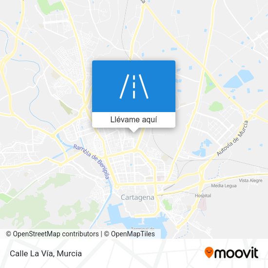 Mapa Calle La Vía