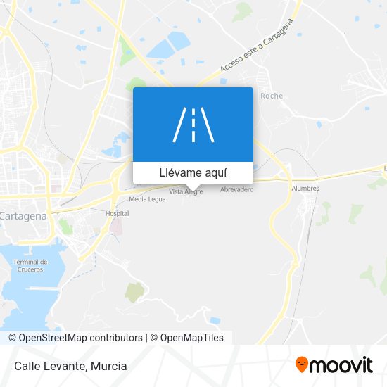 Mapa Calle Levante