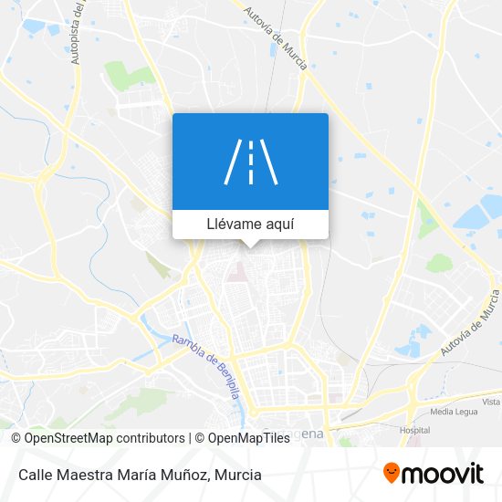 Mapa Calle Maestra María Muñoz
