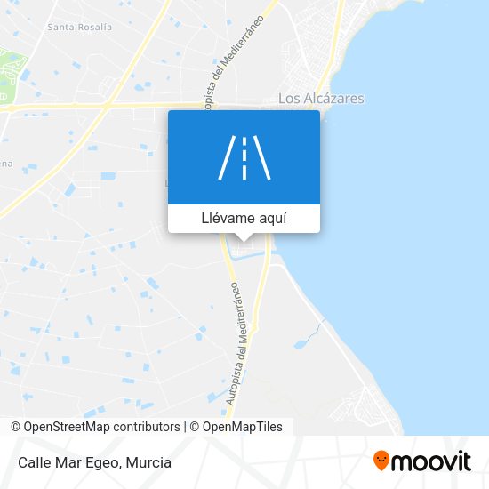 Mapa Calle Mar Egeo