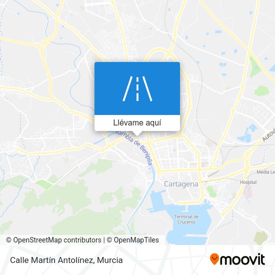 Mapa Calle Martín Antolínez