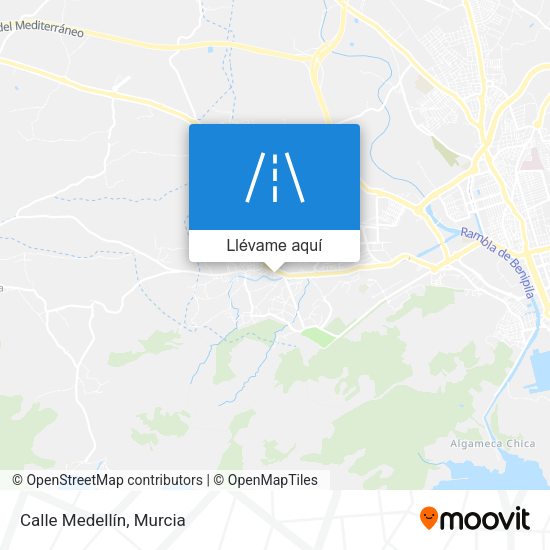 Mapa Calle Medellín