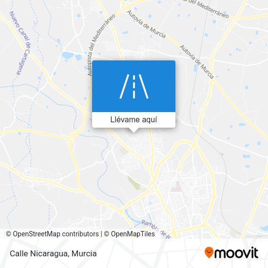 Mapa Calle Nicaragua