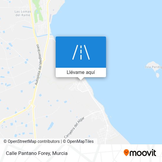 Mapa Calle Pantano Forey