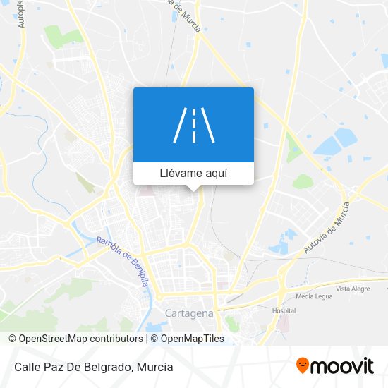 Mapa Calle Paz De Belgrado