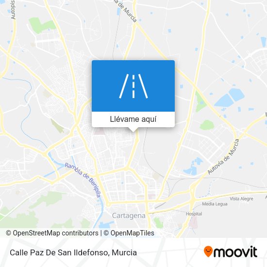 Mapa Calle Paz De San Ildefonso