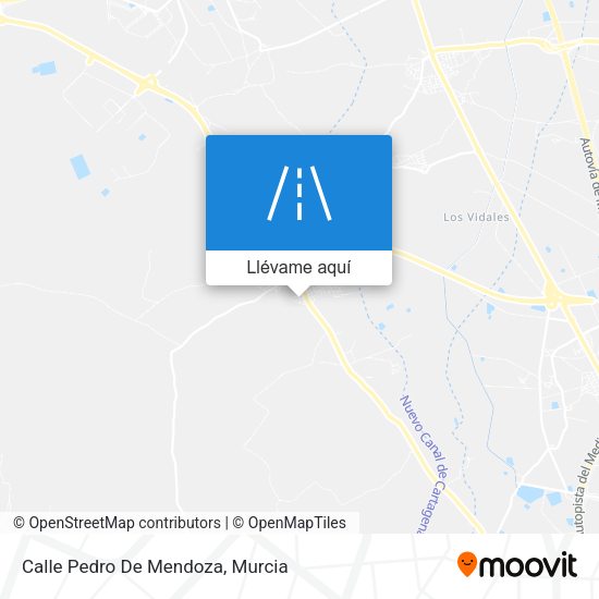 Mapa Calle Pedro De Mendoza