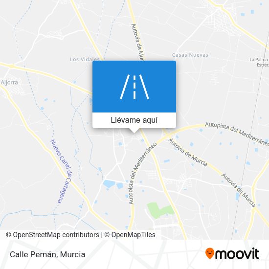 Mapa Calle Pemán