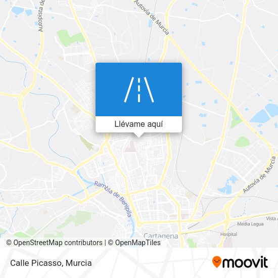 Mapa Calle Picasso