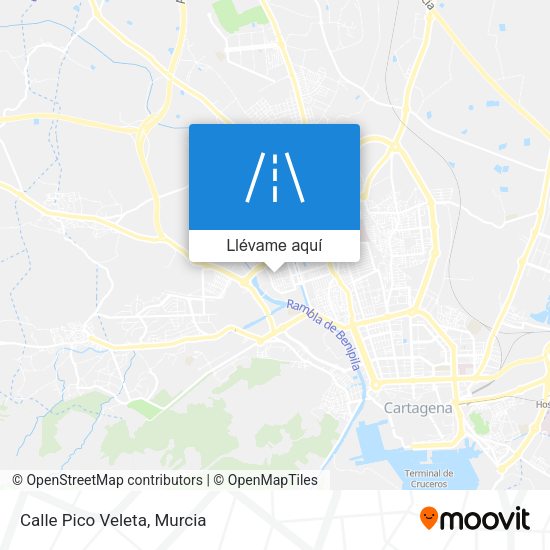 Mapa Calle Pico Veleta