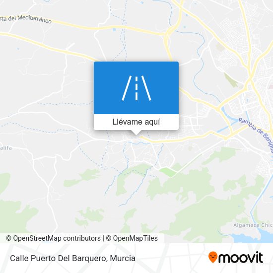Mapa Calle Puerto Del Barquero