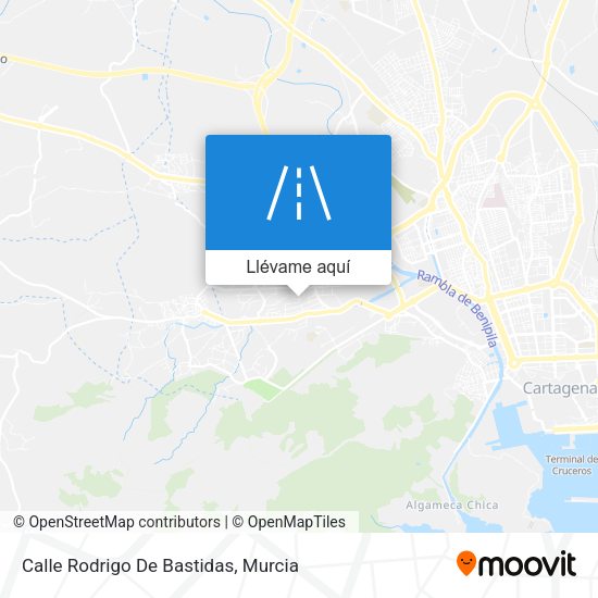 Mapa Calle Rodrigo De Bastidas