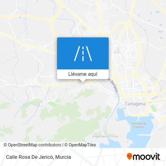 Mapa Calle Rosa De Jericó