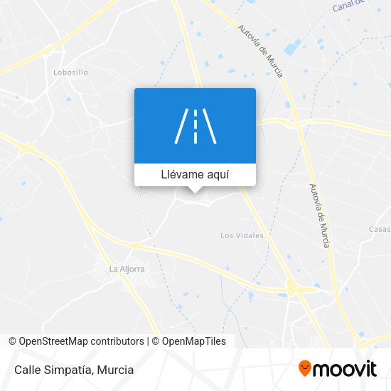 Mapa Calle Simpatía
