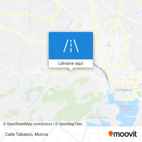 Mapa Calle Tabasco