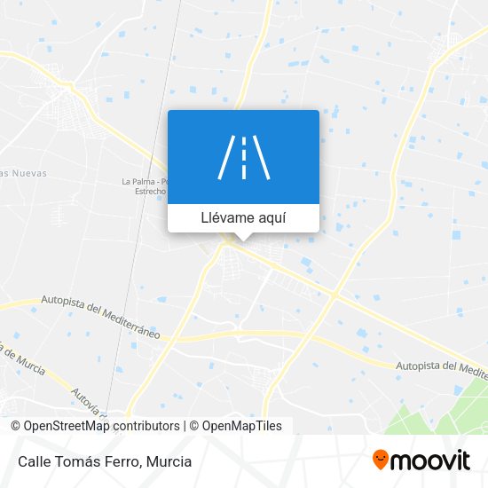 Mapa Calle Tomás Ferro