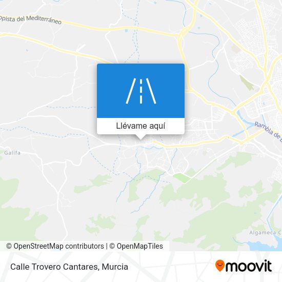 Mapa Calle Trovero Cantares