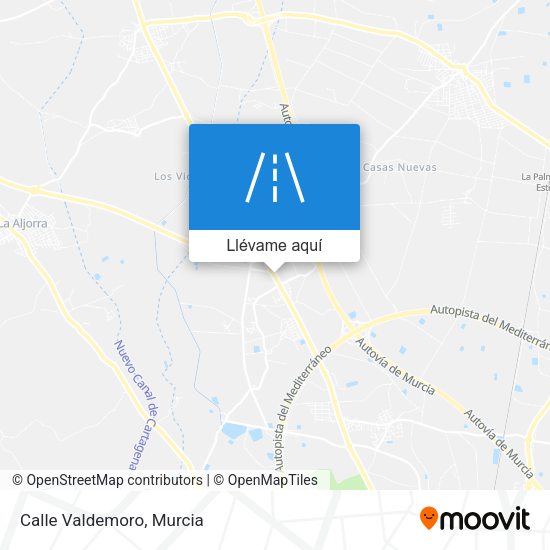 Mapa Calle Valdemoro