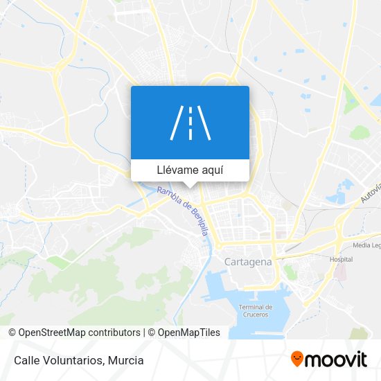 Mapa Calle Voluntarios