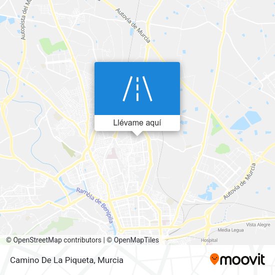 Mapa Camino De La Piqueta