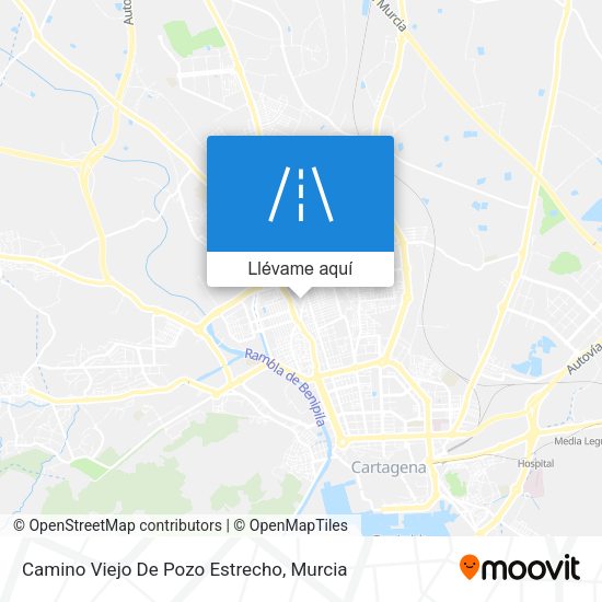 Mapa Camino Viejo De Pozo Estrecho