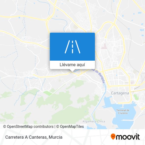 Mapa Carretera A Canteras